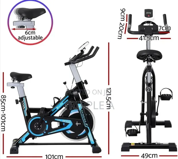 Brand New Studio Indoor Adjustable Spin Exercise Bike - 1