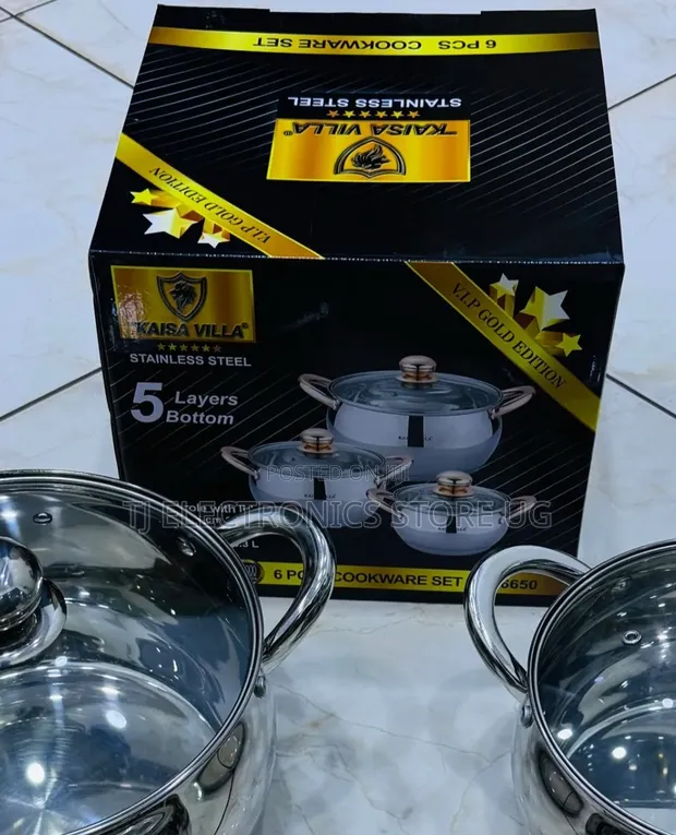 6-Piece Stainless Steel Cookware Set - 1