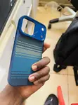 Premium Blue iPhone Protective Case - 1