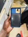 Premium Blue iPhone Protective Case - 3
