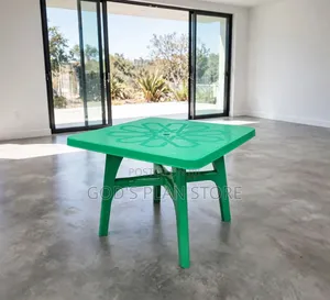4-Seater Plastic Dining Table