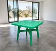 4-Seater Plastic Dining Table - 1
