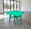 4-Seater Plastic Dining Table - 2