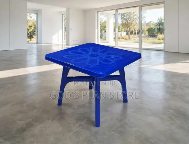 Chelsea Blue Plastic Dining Table - 1