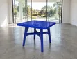 Chelsea Blue Plastic Dining Table - 2