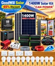1400W Massive Clean Energy Solar System Full Kit - 2