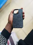 Premium Shining Blue Phone Cover - 3