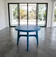 Diamond Patterned Plastic Dining Table - 2