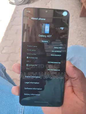 Samsung Galaxy A07 5G 128GB Black
