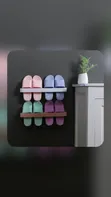 Wall-Mounted Slipper Rack (2pc) - 2
