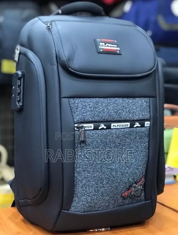 American Tourister Black Laptop Bag with Lock - 1
