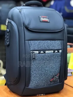 American Tourister Black Laptop Bag with Lock