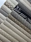 Zax Modern Textured Sisal Carpets - 1