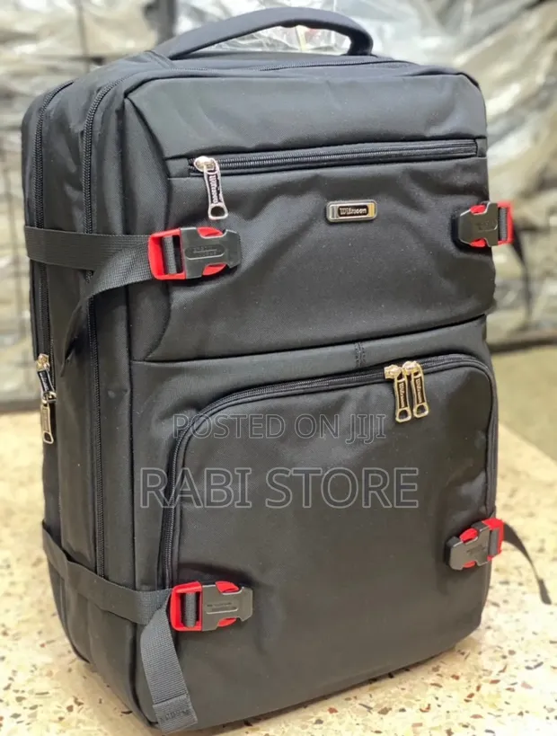 Akube Cargo Laptop Backpack - Black - 1