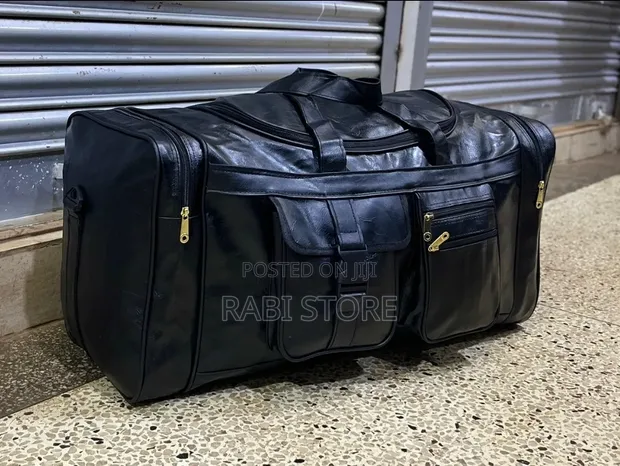 Akube Leather Safari Luggage Bag - 1