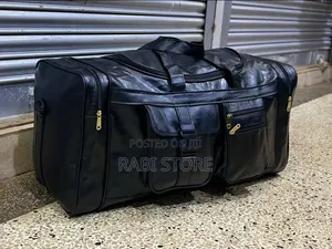 Akube Leather Safari Luggage Bag