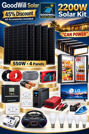 2200W Massive Solar System Full Kit