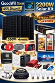 2200W Massive Solar System Full Kit - 1