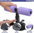 STRAUSS Portable Sit-Up Bar - 2