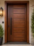 Solid Mahogany Room Door - Brand New - 2