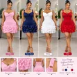 A&D Round Floral Party Dresses - 1