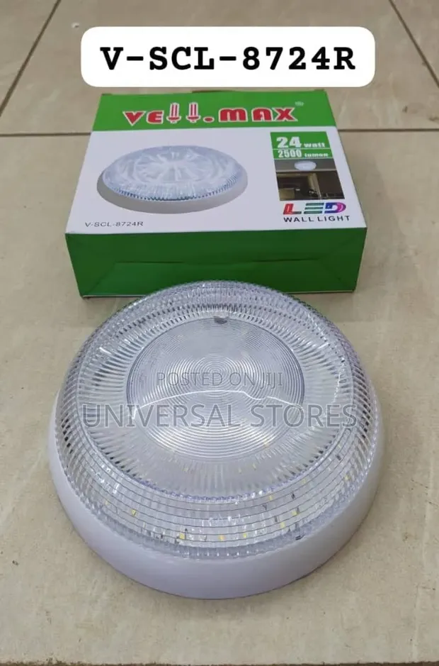 Vellmax V-SCL-8724R Round LED Wall/Ceiling Light - 1