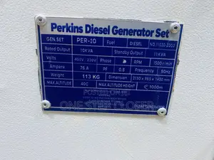 10KVA Perkins Silent Generator