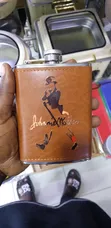 Silver Glitter Stainless Steel Hip Flask - 4