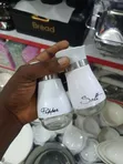Stainless Steel & Glass Salt and Pepper Shakers - 1