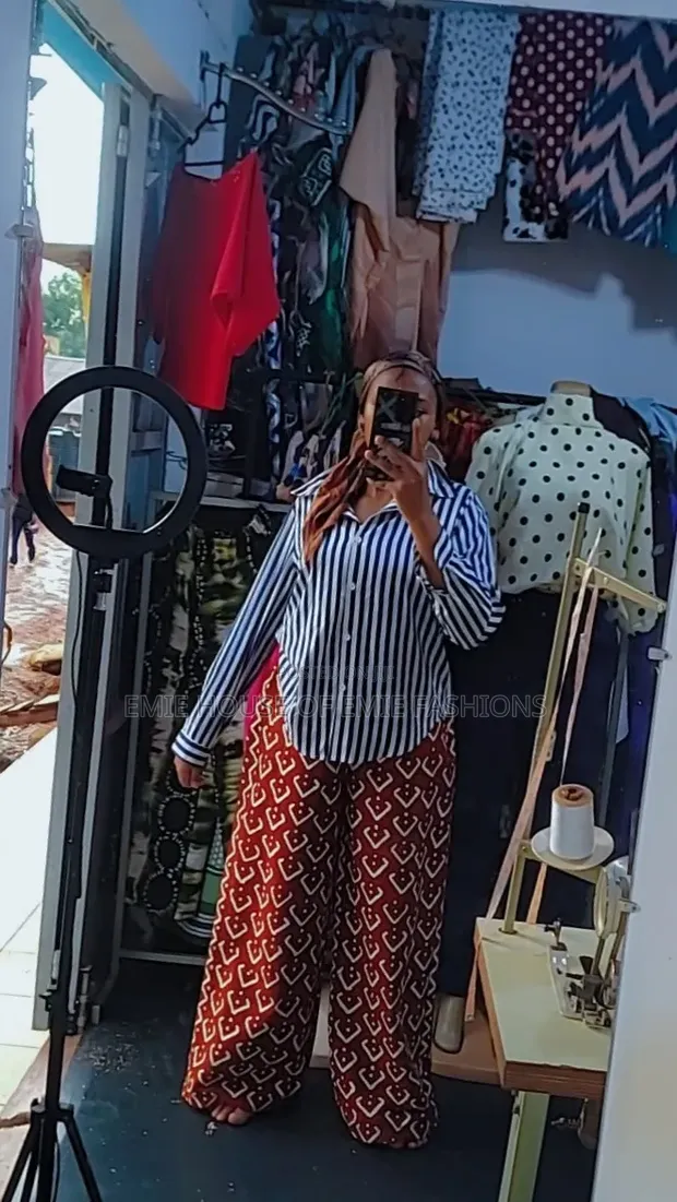 Ready To Wear Wide Leg Pants - 1