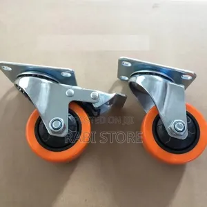 3-Inch Heavy-Duty Caster Wheel with Brake