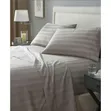 6x6 Egyptian Bedsheet Set - Grey Striped - 2