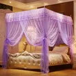 4-Post Mosquito Net - Purple - 2