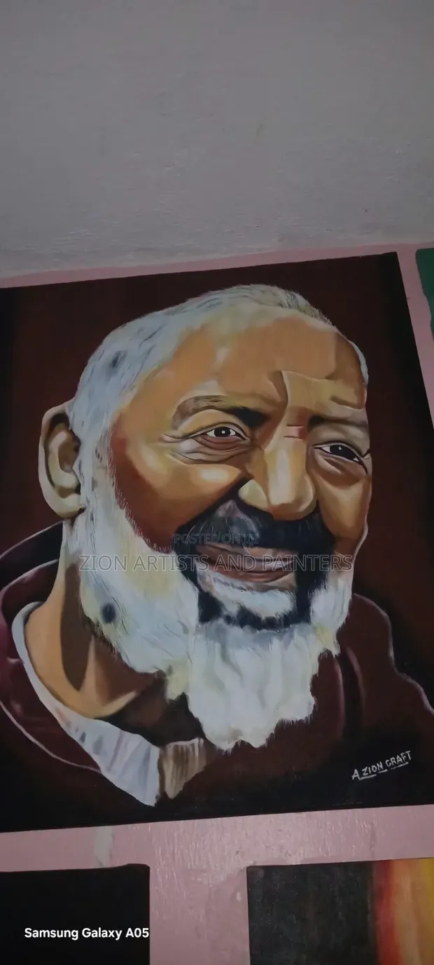 St. Padre Pio Portrait Painting - 1