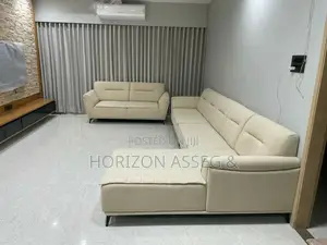 6 Seater High Density Fabric Sofa - Brand New