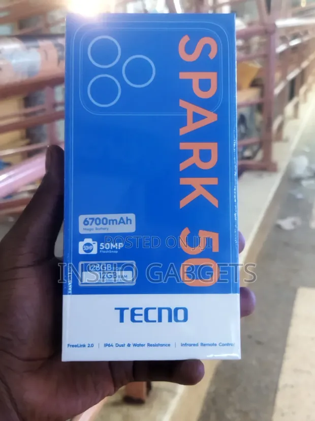 New Tecno Spark 50 128GB Gray - 1