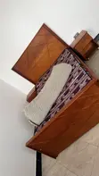 4x6 Mahogany Bed with Drawers and Mattress - 2
