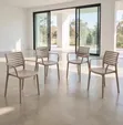 Durable Outdoor Plastic Chairs - Brand New - 3