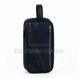 Recycled Denim Dopp Kits by ECO-DENIM