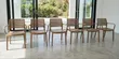Outdoor Plastic Chairs (Set of 4) - 2