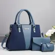 Elegant Black Handbag Set - 2
