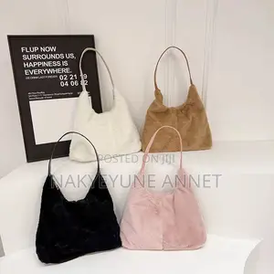 Fluffy Hobo Bag - Soft Girl Essential Handbag