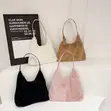 Fluffy Hobo Bag - Soft Girl Essential Handbag - 1