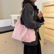 Fluffy Hobo Bag - Soft Girl Essential Handbag - 4