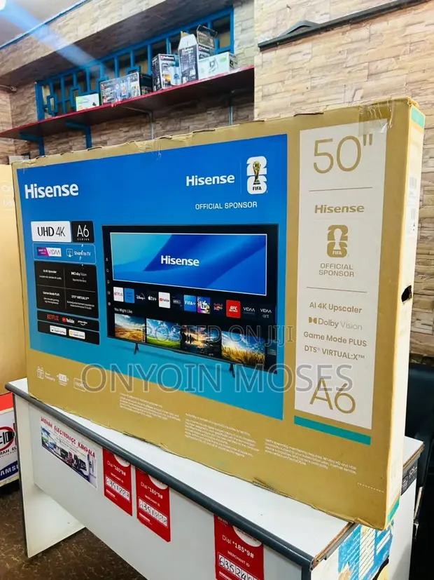 Brand New Hisense 50-inch UHD 4K Smart TV (50A6) - 1