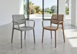 1pc Elegant Outdoor Dining Plastic Chairs - 2