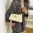 Luxury Trendy Shoulder Bag - White - 1