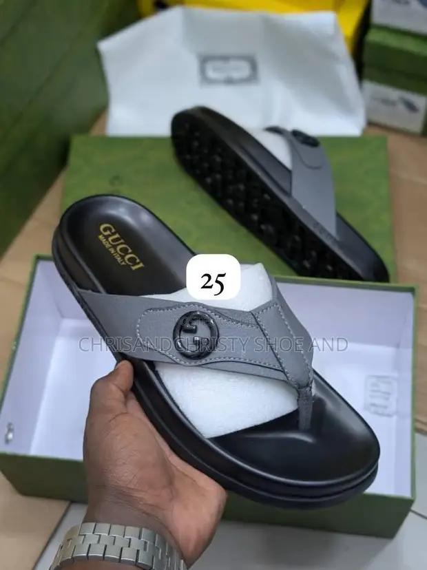 Men's Premium Luxury Slides - Sizes 40-45 - 1