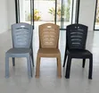 1pc Colorful Plastic Dining Chairs - Brand New - 2