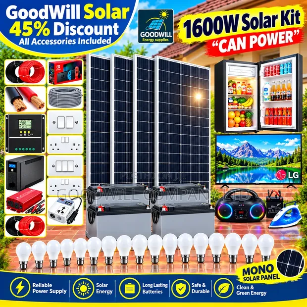 1600W Massive German Power Solar System Full Kit - 1